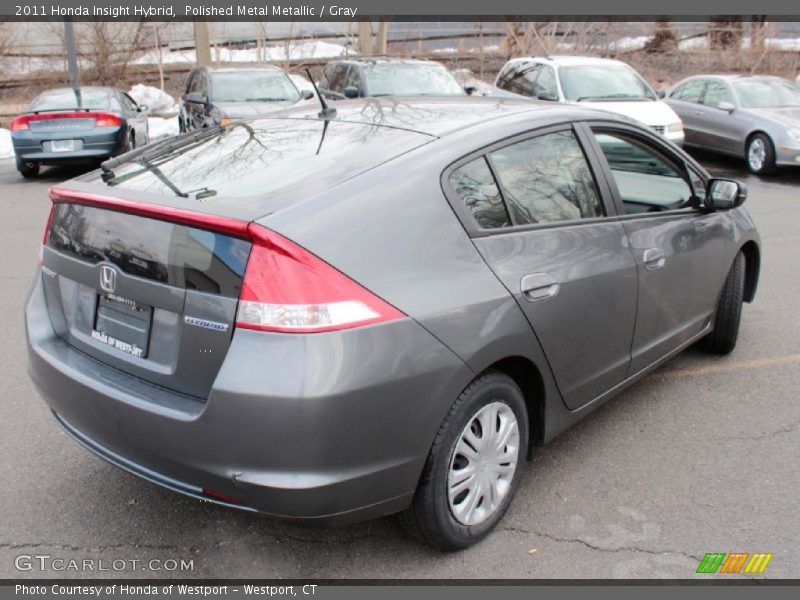 Polished Metal Metallic / Gray 2011 Honda Insight Hybrid