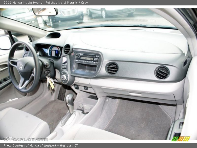 Polished Metal Metallic / Gray 2011 Honda Insight Hybrid