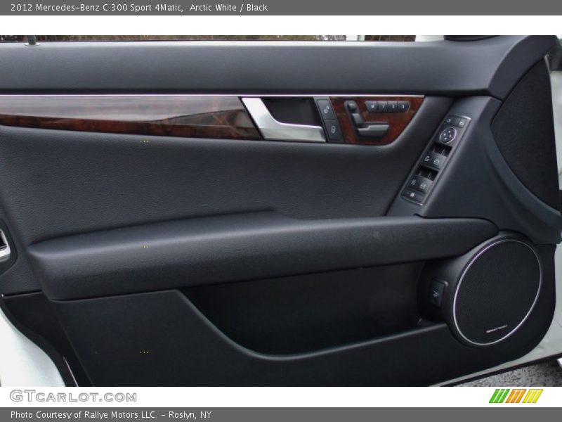 Arctic White / Black 2012 Mercedes-Benz C 300 Sport 4Matic