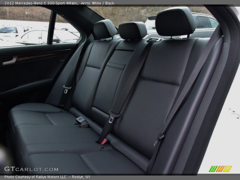 Arctic White / Black 2012 Mercedes-Benz C 300 Sport 4Matic