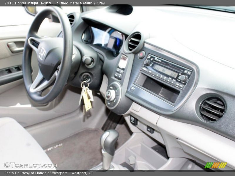 Polished Metal Metallic / Gray 2011 Honda Insight Hybrid