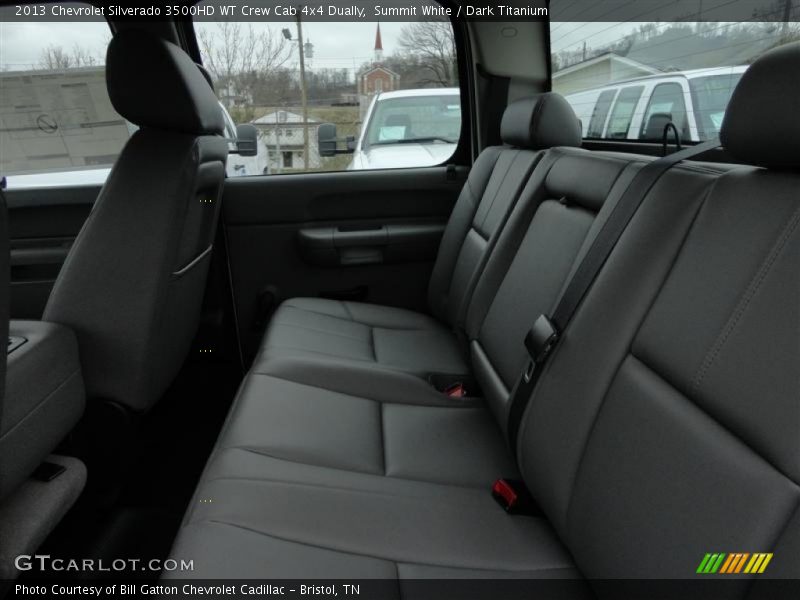 Summit White / Dark Titanium 2013 Chevrolet Silverado 3500HD WT Crew Cab 4x4 Dually