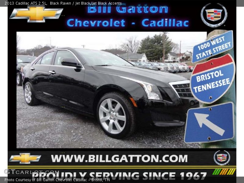 Black Raven / Jet Black/Jet Black Accents 2013 Cadillac ATS 2.5L