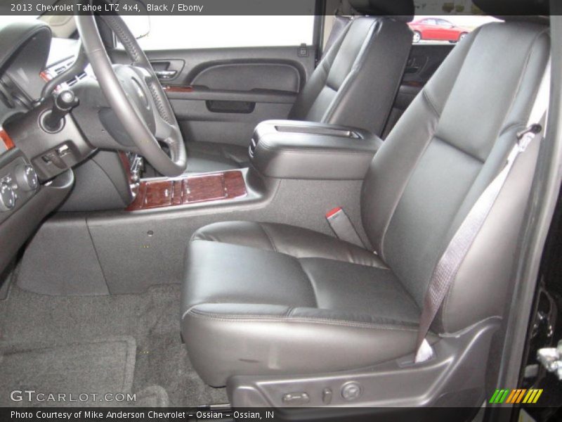 Front Seat of 2013 Tahoe LTZ 4x4