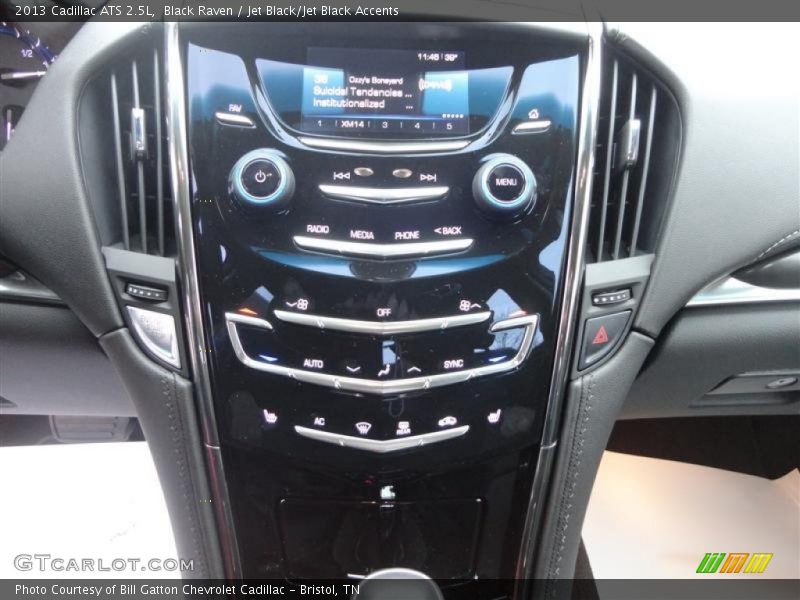 Black Raven / Jet Black/Jet Black Accents 2013 Cadillac ATS 2.5L