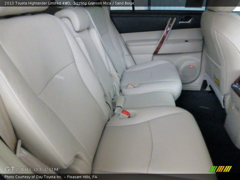 Sizzling Crimson Mica / Sand Beige 2013 Toyota Highlander Limited 4WD