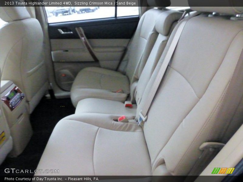 Sizzling Crimson Mica / Sand Beige 2013 Toyota Highlander Limited 4WD