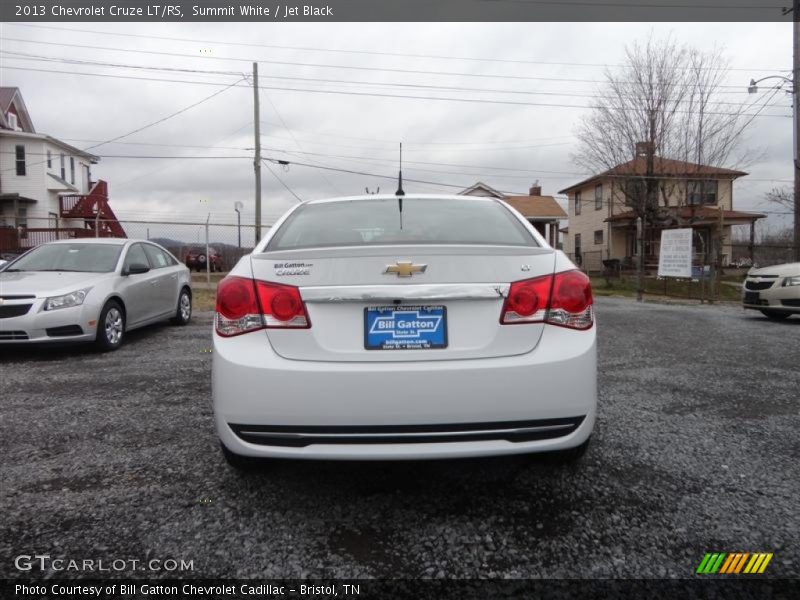 Summit White / Jet Black 2013 Chevrolet Cruze LT/RS