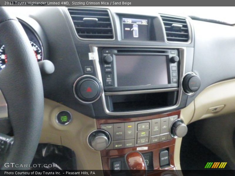 Sizzling Crimson Mica / Sand Beige 2013 Toyota Highlander Limited 4WD