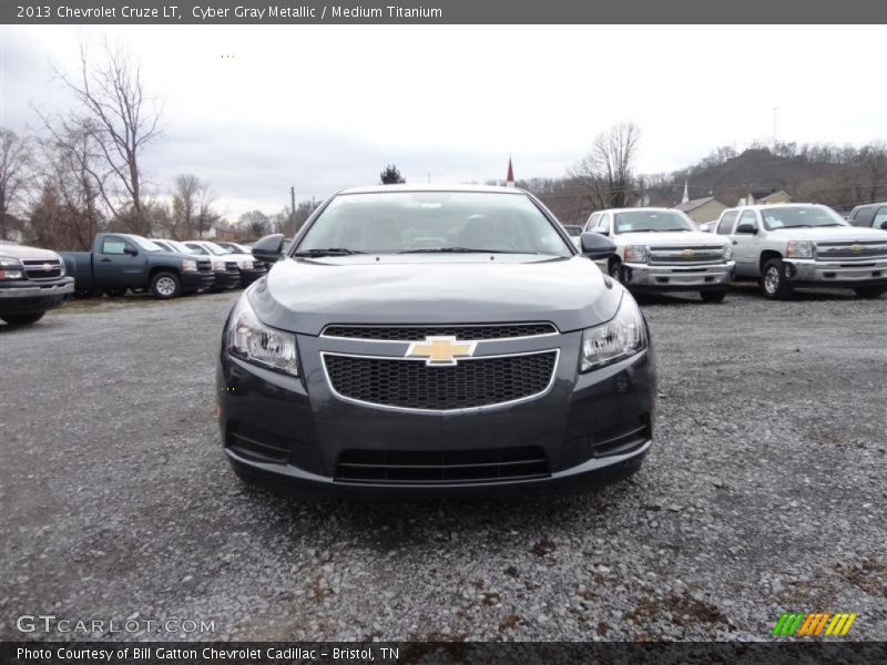 Cyber Gray Metallic / Medium Titanium 2013 Chevrolet Cruze LT