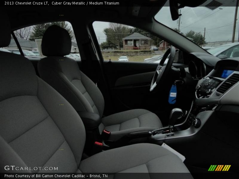 Cyber Gray Metallic / Medium Titanium 2013 Chevrolet Cruze LT
