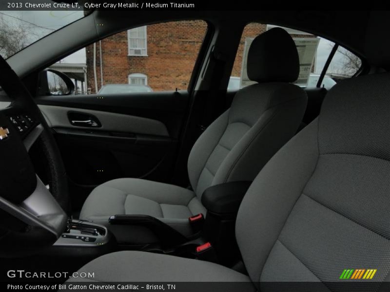 Cyber Gray Metallic / Medium Titanium 2013 Chevrolet Cruze LT