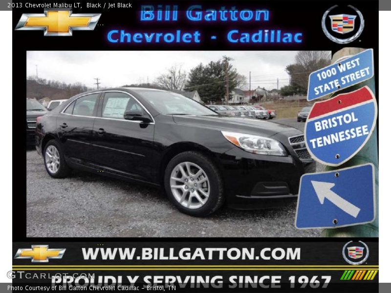 Black / Jet Black 2013 Chevrolet Malibu LT