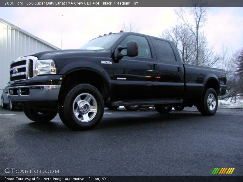 Black / Medium Flint 2006 Ford F350 Super Duty Lariat FX4 Crew Cab 4x4