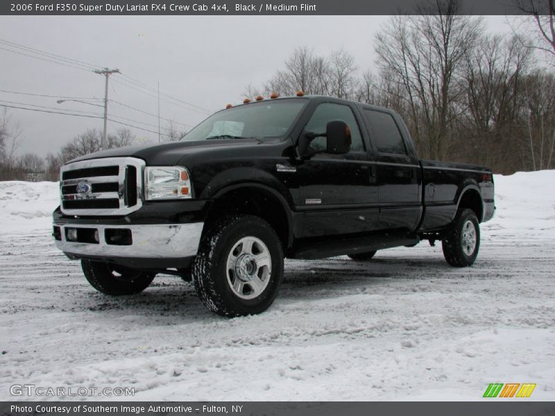 Black / Medium Flint 2006 Ford F350 Super Duty Lariat FX4 Crew Cab 4x4