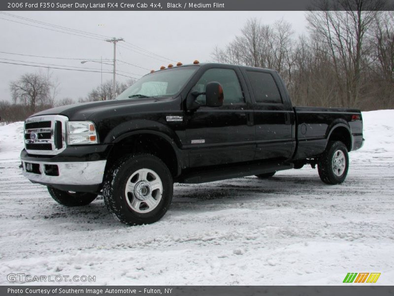Black / Medium Flint 2006 Ford F350 Super Duty Lariat FX4 Crew Cab 4x4