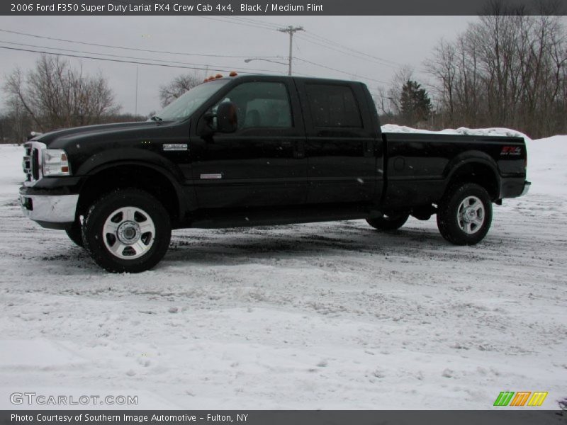 Black / Medium Flint 2006 Ford F350 Super Duty Lariat FX4 Crew Cab 4x4