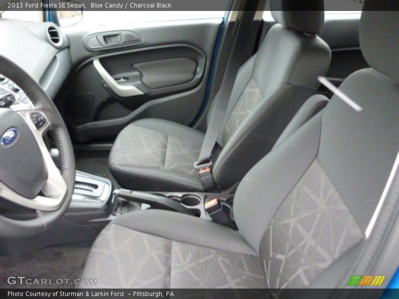 Blue Candy / Charcoal Black 2013 Ford Fiesta SE Sedan