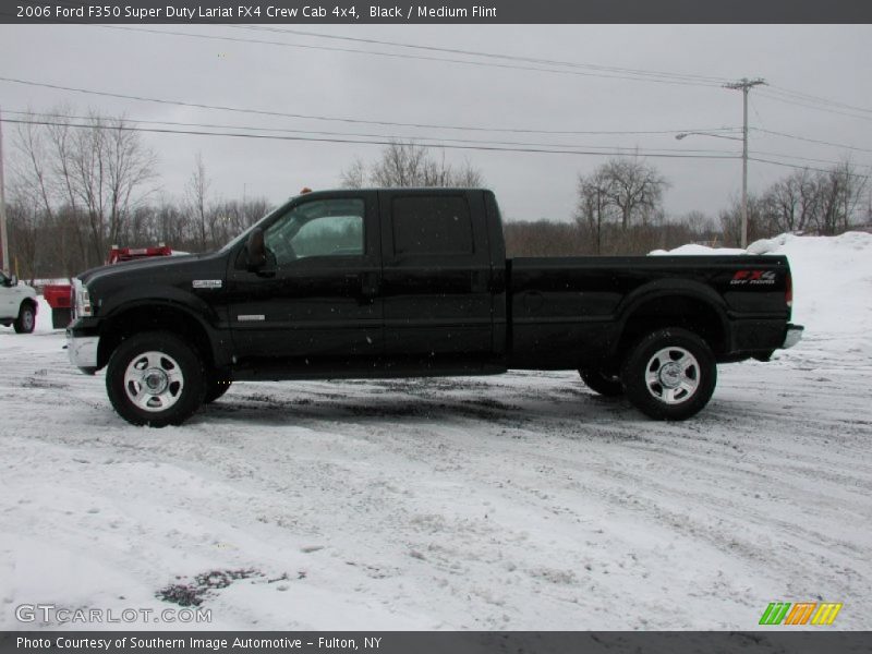 Black / Medium Flint 2006 Ford F350 Super Duty Lariat FX4 Crew Cab 4x4