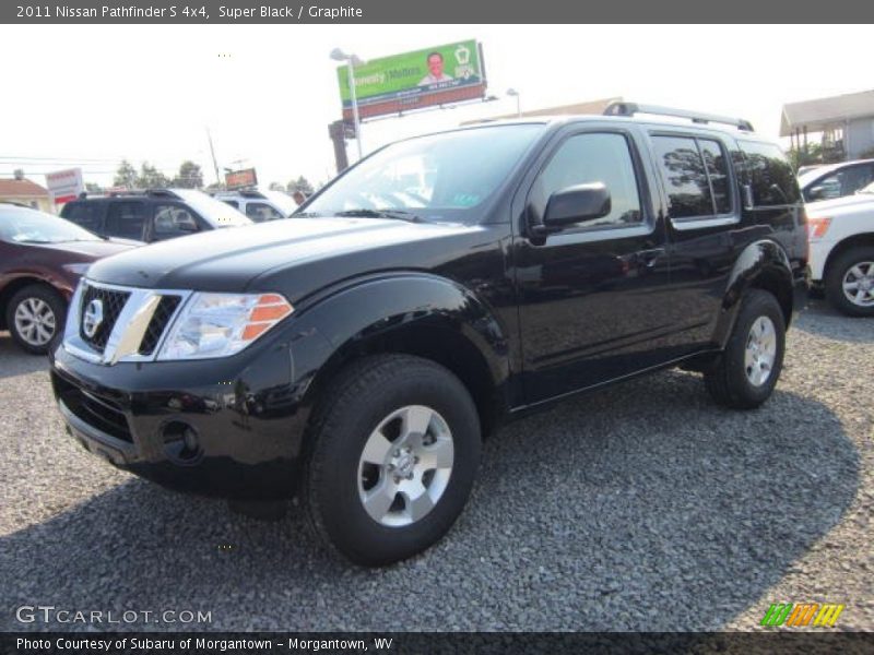 Super Black / Graphite 2011 Nissan Pathfinder S 4x4