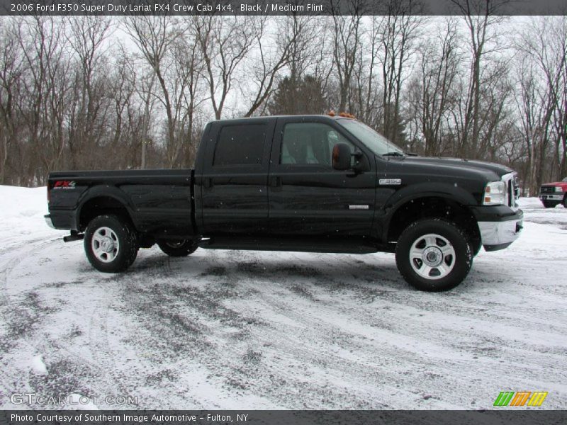 Black / Medium Flint 2006 Ford F350 Super Duty Lariat FX4 Crew Cab 4x4
