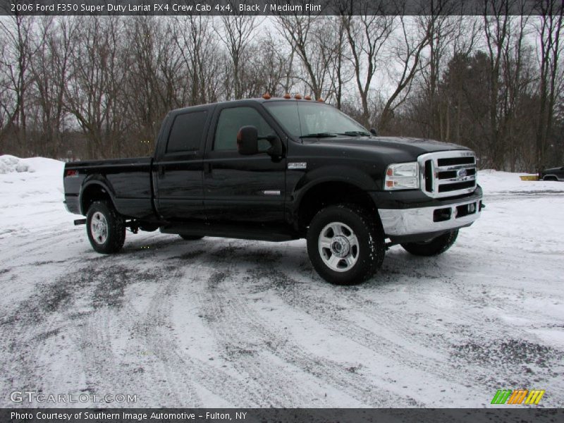 Black / Medium Flint 2006 Ford F350 Super Duty Lariat FX4 Crew Cab 4x4