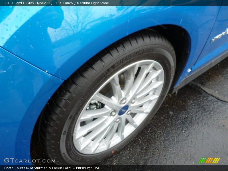 Blue Candy / Medium Light Stone 2013 Ford C-Max Hybrid SE