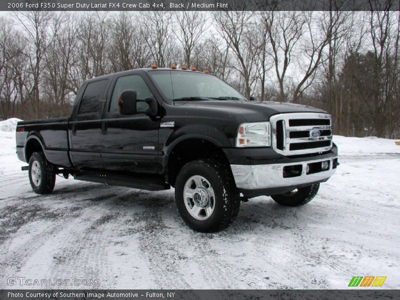 Black / Medium Flint 2006 Ford F350 Super Duty Lariat FX4 Crew Cab 4x4