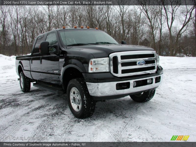 Black / Medium Flint 2006 Ford F350 Super Duty Lariat FX4 Crew Cab 4x4