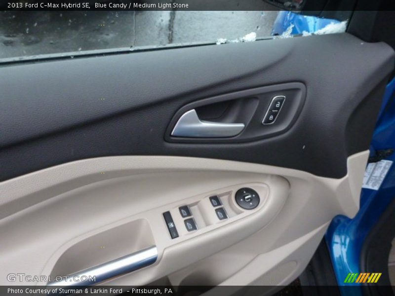 Blue Candy / Medium Light Stone 2013 Ford C-Max Hybrid SE