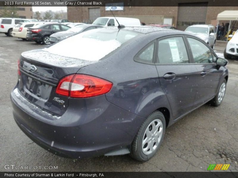 Violet Gray / Charcoal Black 2013 Ford Fiesta SE Sedan