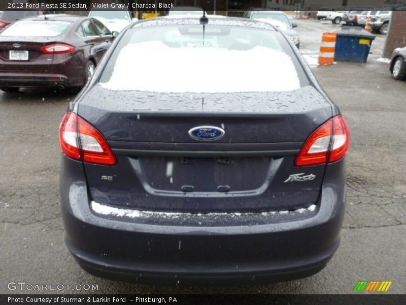 Violet Gray / Charcoal Black 2013 Ford Fiesta SE Sedan