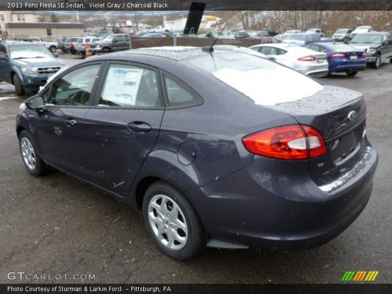 Violet Gray / Charcoal Black 2013 Ford Fiesta SE Sedan
