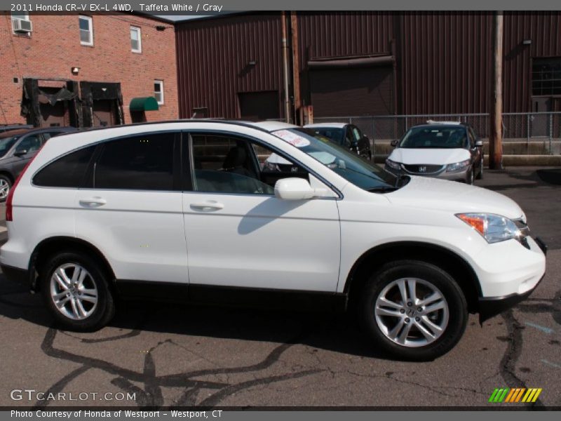 Taffeta White / Gray 2011 Honda CR-V EX-L 4WD