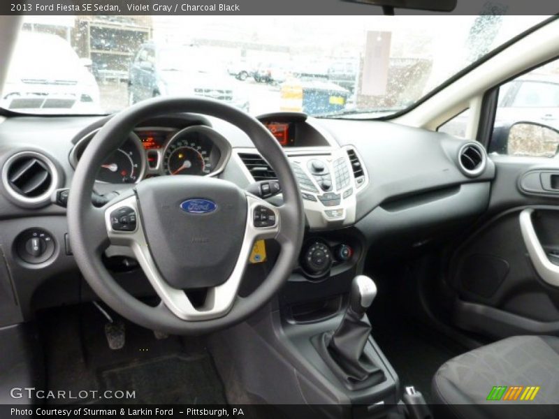 Violet Gray / Charcoal Black 2013 Ford Fiesta SE Sedan