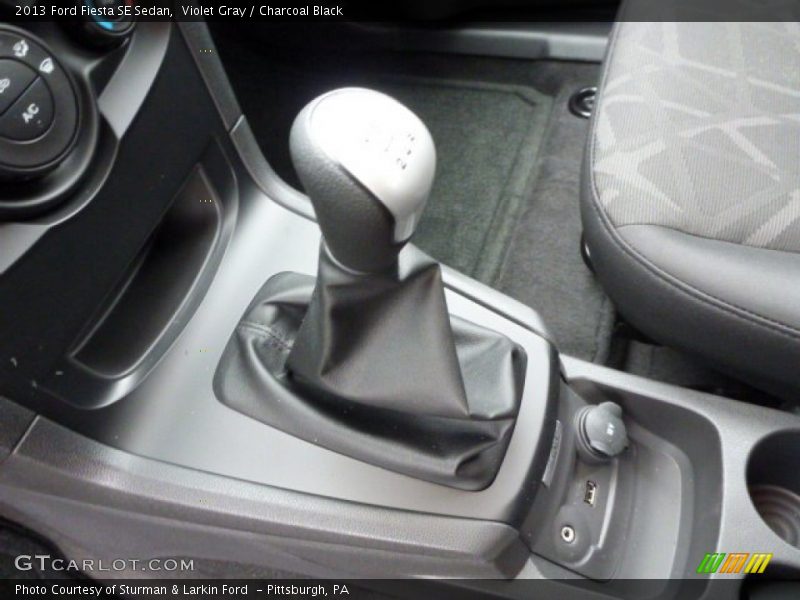 Violet Gray / Charcoal Black 2013 Ford Fiesta SE Sedan