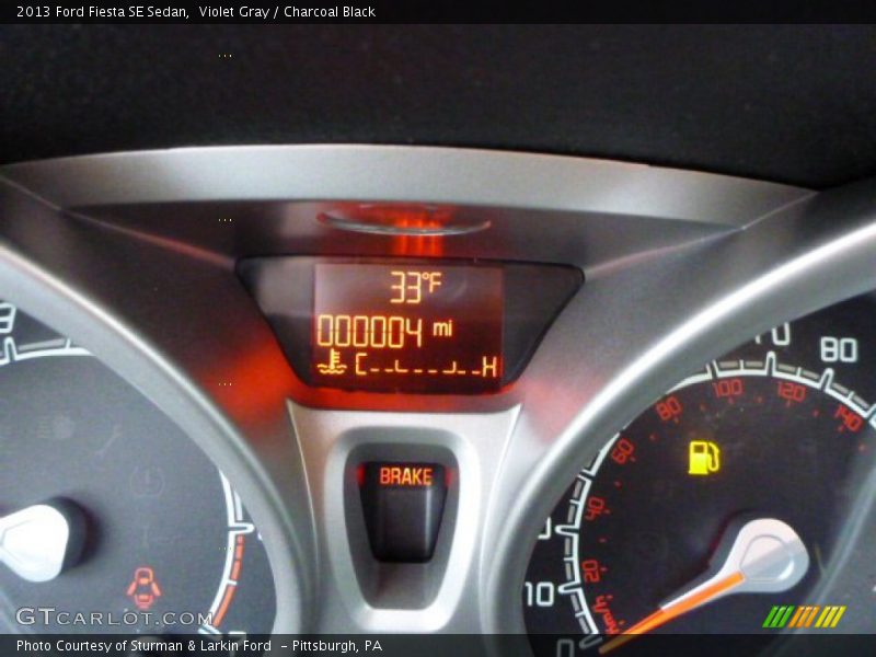 Violet Gray / Charcoal Black 2013 Ford Fiesta SE Sedan