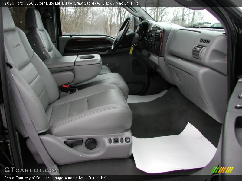 Black / Medium Flint 2006 Ford F350 Super Duty Lariat FX4 Crew Cab 4x4