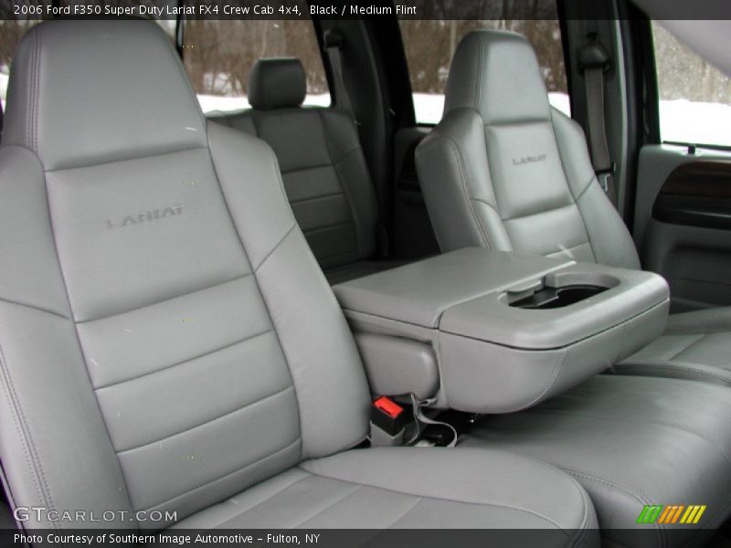 Black / Medium Flint 2006 Ford F350 Super Duty Lariat FX4 Crew Cab 4x4