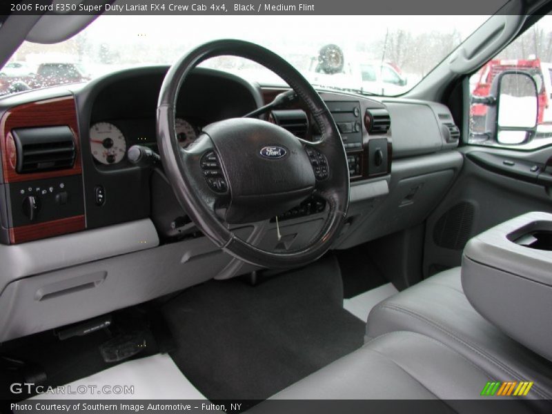 Black / Medium Flint 2006 Ford F350 Super Duty Lariat FX4 Crew Cab 4x4