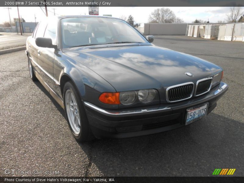 Anthracite Metallic / Grey 2000 BMW 7 Series 740iL Sedan
