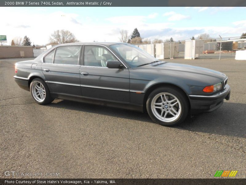 Anthracite Metallic / Grey 2000 BMW 7 Series 740iL Sedan