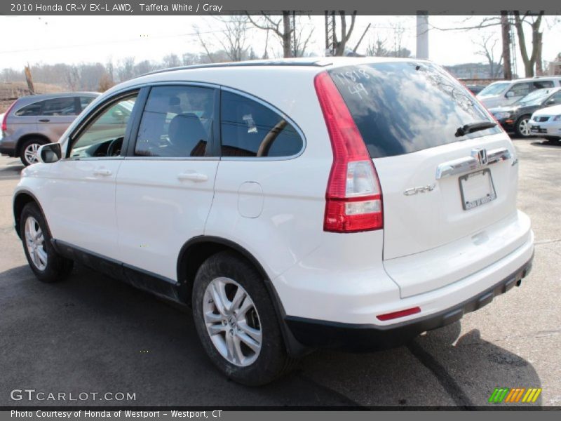 Taffeta White / Gray 2010 Honda CR-V EX-L AWD