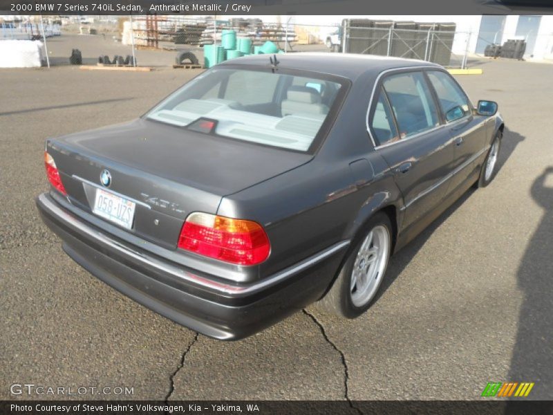 Anthracite Metallic / Grey 2000 BMW 7 Series 740iL Sedan