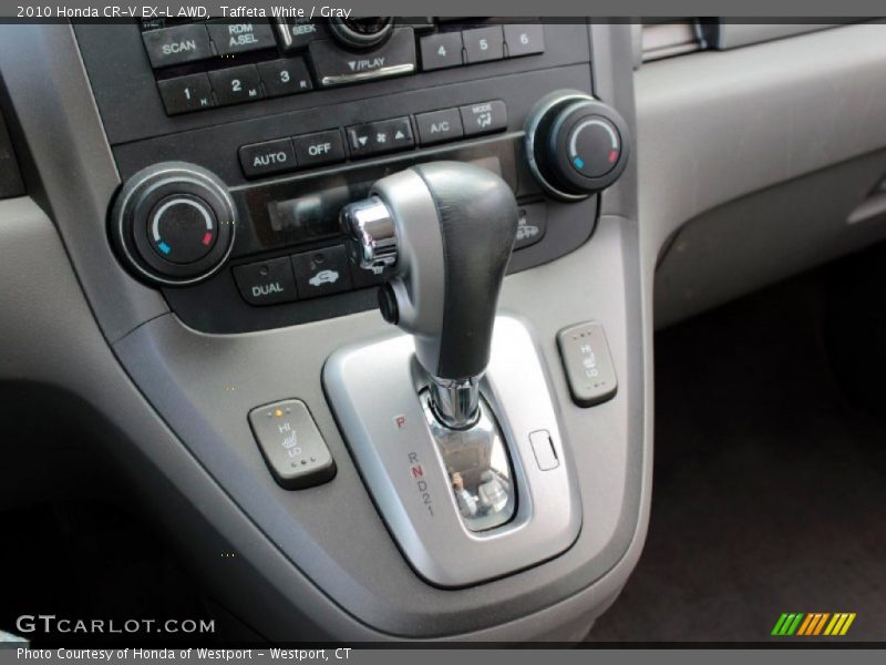 Taffeta White / Gray 2010 Honda CR-V EX-L AWD