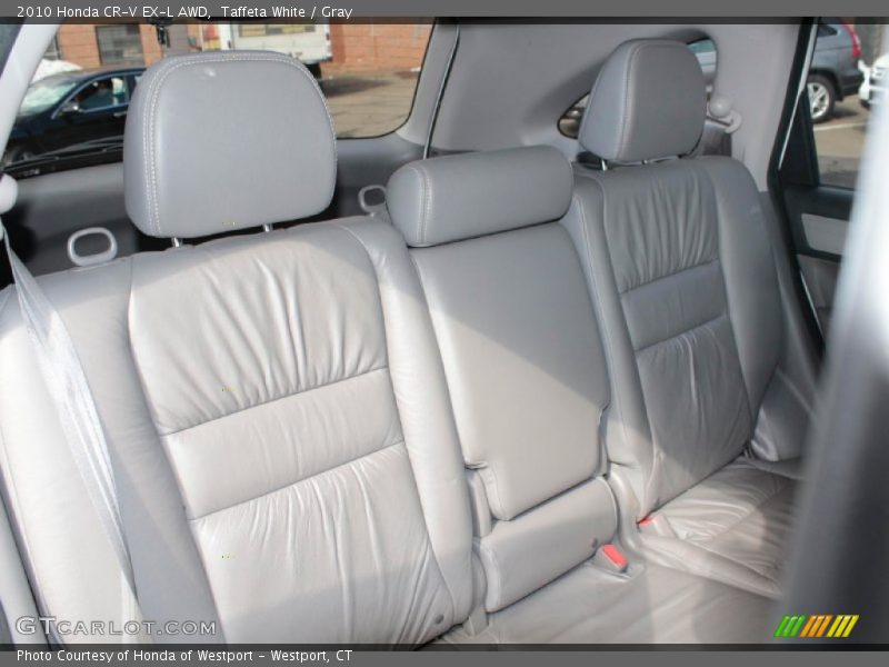 Taffeta White / Gray 2010 Honda CR-V EX-L AWD