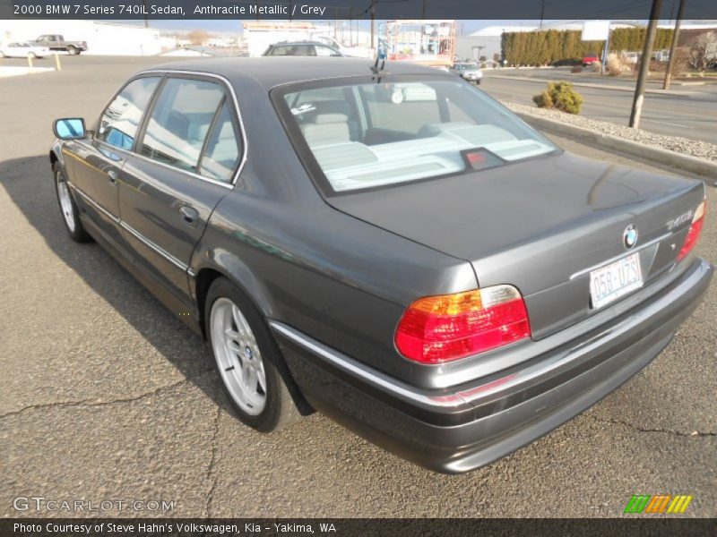 Anthracite Metallic / Grey 2000 BMW 7 Series 740iL Sedan