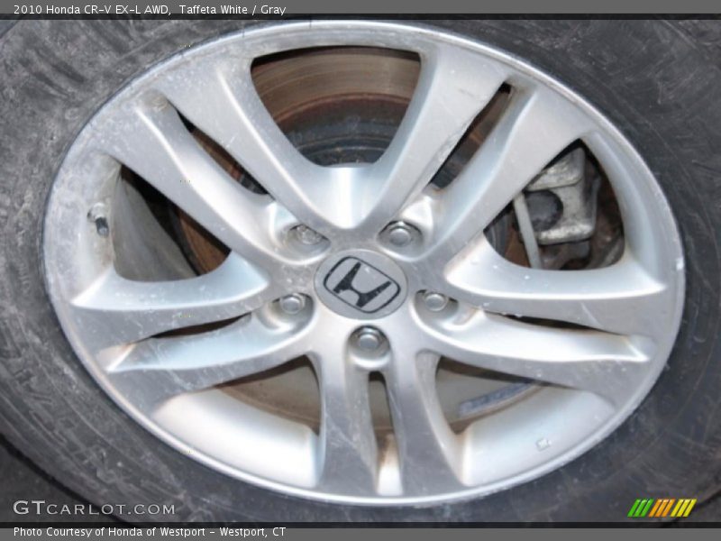 Taffeta White / Gray 2010 Honda CR-V EX-L AWD