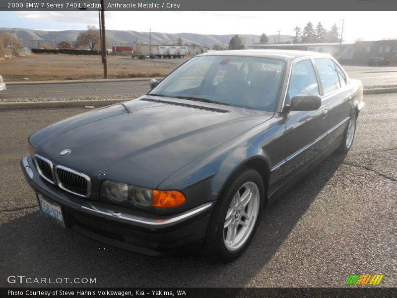 Anthracite Metallic / Grey 2000 BMW 7 Series 740iL Sedan