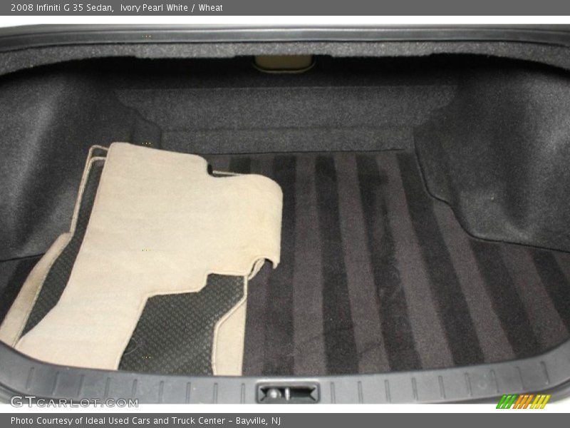 Ivory Pearl White / Wheat 2008 Infiniti G 35 Sedan